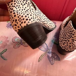 Leopard booties from Maurice’s.